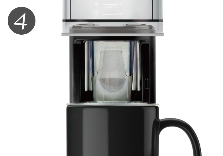 ポータブルオートコーヒードリッパー使い方4