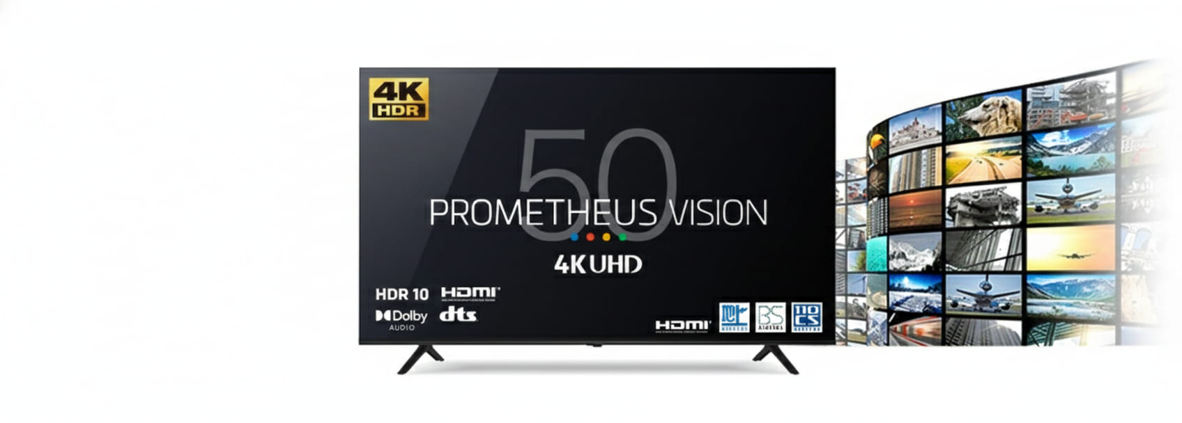 50型4Kテレビ「PROMETHEUS VISION」