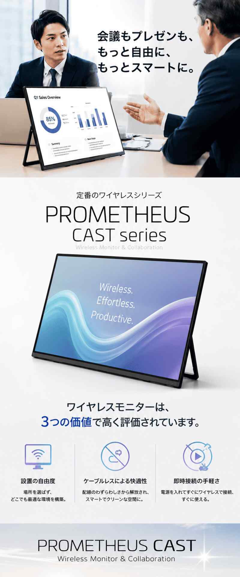 PROMETHEUS 15.6インチ サブモニター